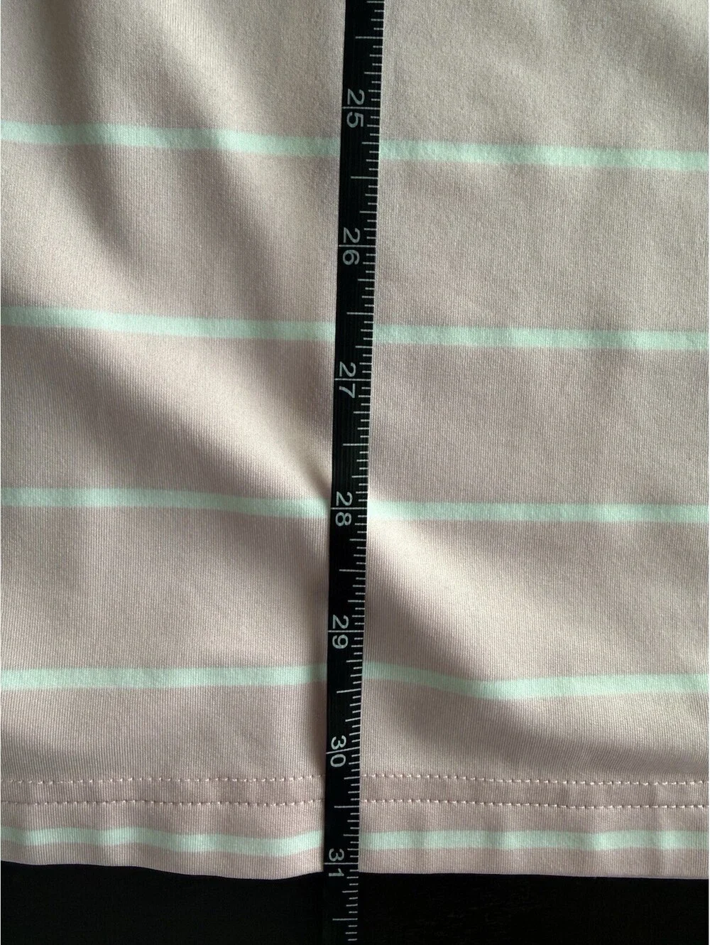 Polo Ralph Lauren Performance Golf Shirt Men XXL Pink White Striped Short Sleeve